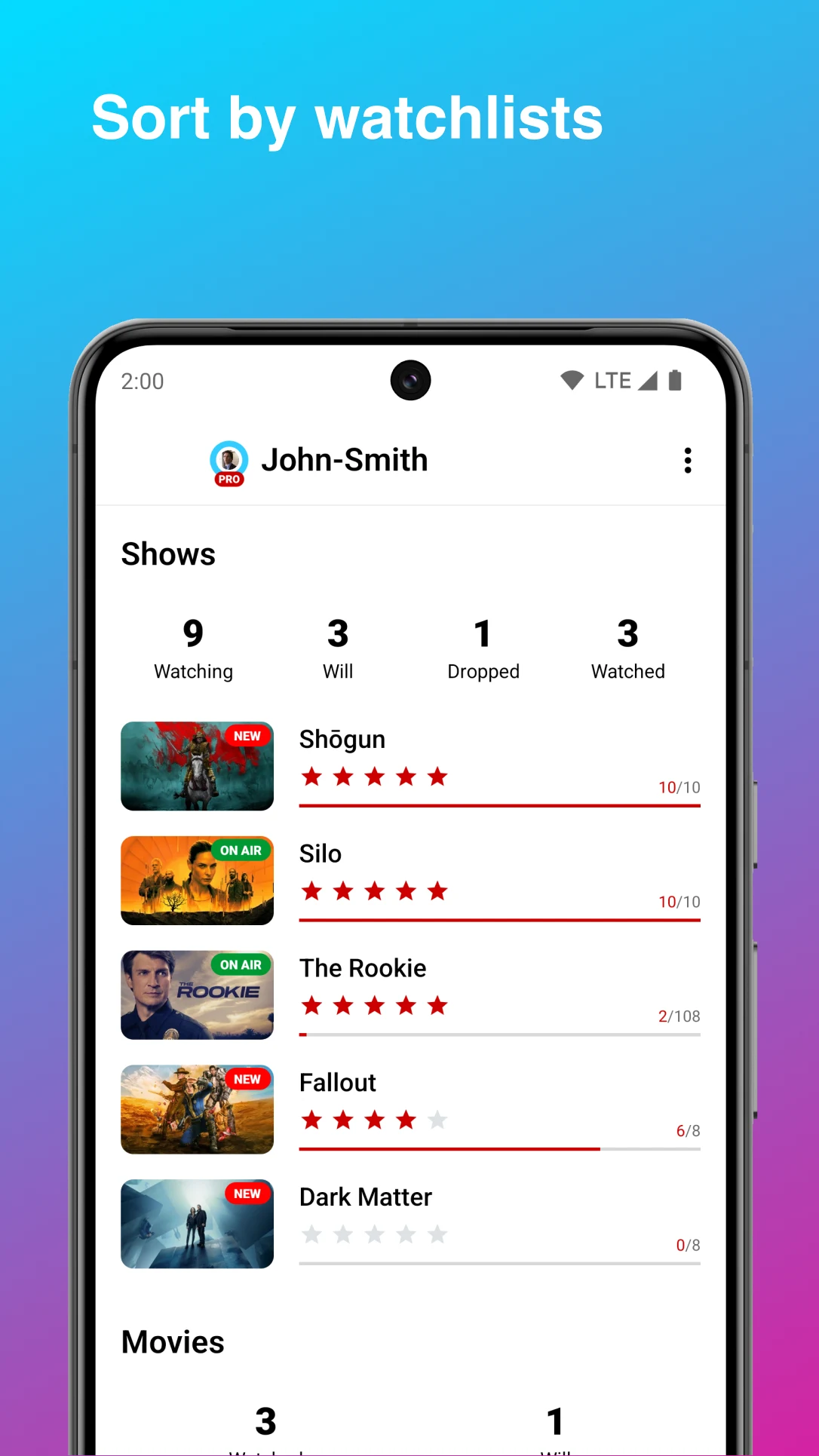 MyShows — TV Shows tracker screenshot